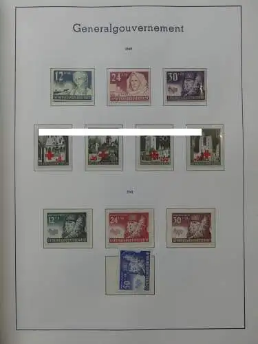 Deutsches Reich dual besammelt **/*/gestempelt im Leuchtturm Vordruck #LZ573