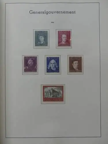 Deutsches Reich dual besammelt **/*/gestempelt im Leuchtturm Vordruck #LZ573