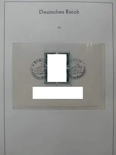 Deutsches Reich dual besammelt **/*/gestempelt im Leuchtturm Vordruck #LZ573