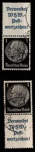 Deutsches Reich S 167, S 169 gestempelt #NI090