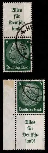 Deutsches Reich S 139, S 141 gestempelt #NI066