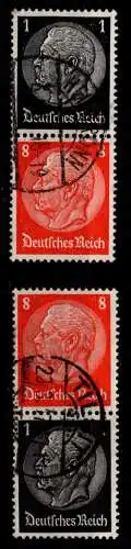 Deutsches Reich S 135, S 138 gestempelt #NI063