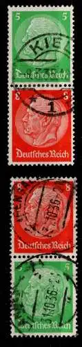 Deutsches Reich S 119, S121 gestempelt #NI048
