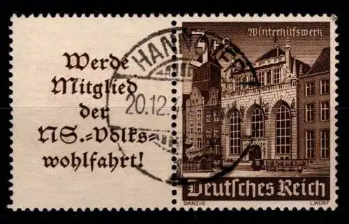 Deutsches Reich W 148 gestempelt #NI181