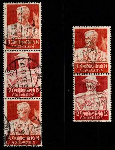 Deutsches Reich S 227, S 228 gestempelt #NI143