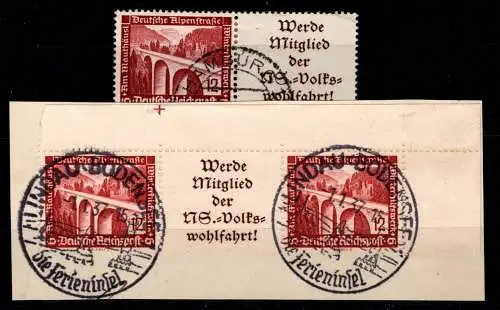 Deutsches Reich W 113, W 114 gestempelt #NI159