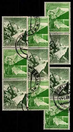 Deutsches Reich S 245 - S 248 gestempelt #NI169