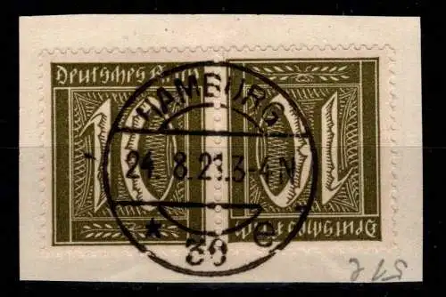 Deutsches Reich K 5 Briefstück gestempelt #OF699