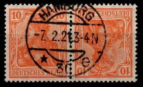 Deutsches Reich K 1 gestempelt gepr. Infla #OF672