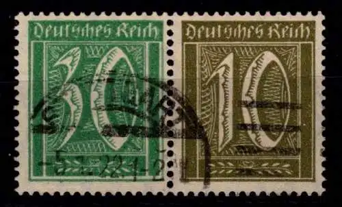 Deutsches Reich W 19 gestempelt Infla geprüft #OF686