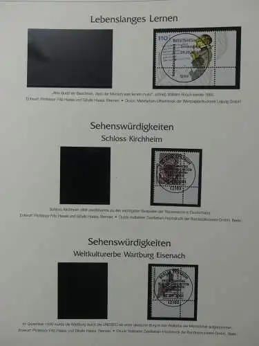 BRD Bund 2001-2009 gestempelt besammelt im Post Vordruck #LZ642