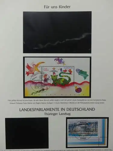 BRD Bund 2001-2009 gestempelt besammelt im Post Vordruck #LZ642