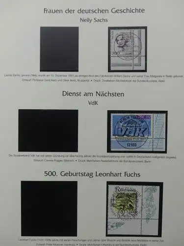 BRD Bund 2001-2009 gestempelt besammelt im Post Vordruck #LZ642
