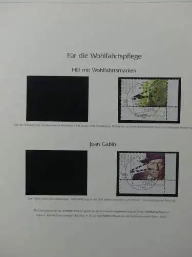 BRD Bund 2001-2009 gestempelt besammelt im Post Vordruck #LZ642