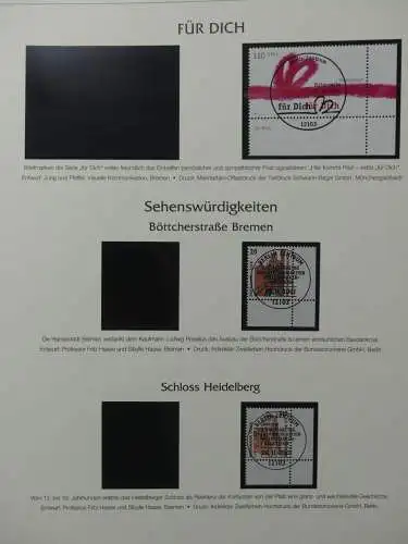 BRD Bund 2001-2009 gestempelt besammelt im Post Vordruck #LZ642