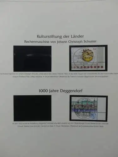 BRD Bund 2001-2009 gestempelt besammelt im Post Vordruck #LZ642