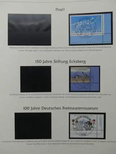 BRD Bund 2001-2009 gestempelt besammelt im Post Vordruck #LZ642