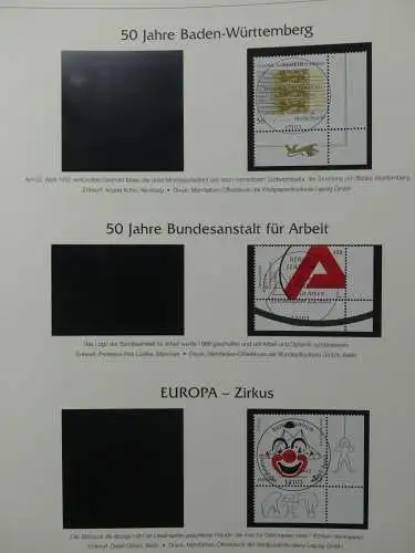 BRD Bund 2001-2009 gestempelt besammelt im Post Vordruck #LZ642