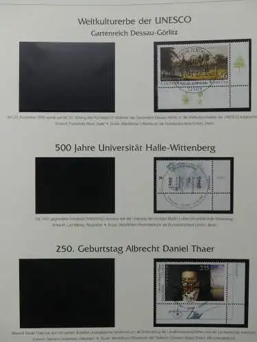 BRD Bund 2001-2009 gestempelt besammelt im Post Vordruck #LZ642