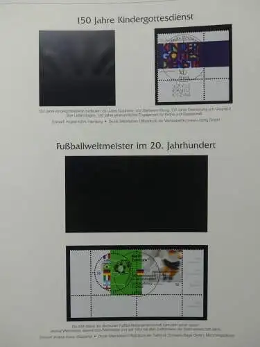 BRD Bund 2001-2009 gestempelt besammelt im Post Vordruck #LZ642
