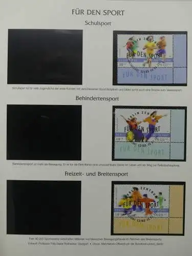 BRD Bund 2001-2009 gestempelt besammelt im Post Vordruck #LZ642