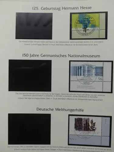 BRD Bund 2001-2009 gestempelt besammelt im Post Vordruck #LZ642