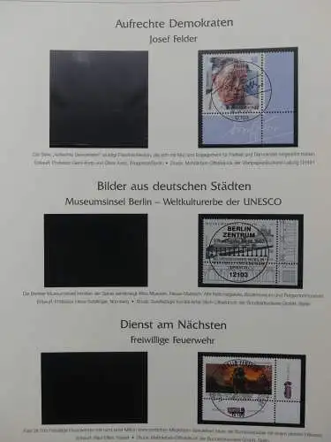 BRD Bund 2001-2009 gestempelt besammelt im Post Vordruck #LZ642