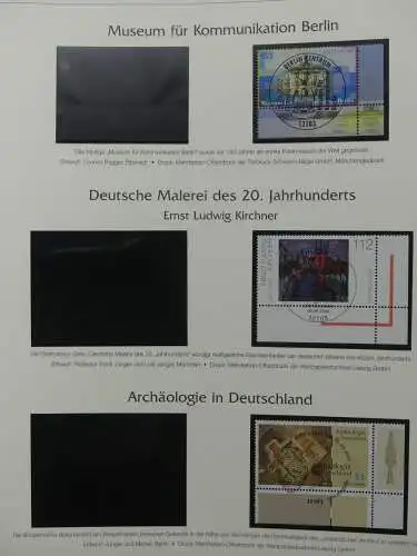 BRD Bund 2001-2009 gestempelt besammelt im Post Vordruck #LZ642