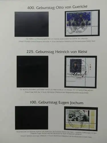 BRD Bund 2001-2009 gestempelt besammelt im Post Vordruck #LZ642