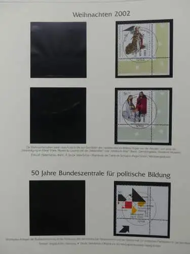 BRD Bund 2001-2009 gestempelt besammelt im Post Vordruck #LZ642