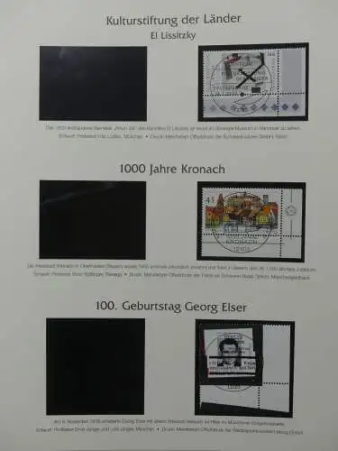 BRD Bund 2001-2009 gestempelt besammelt im Post Vordruck #LZ642