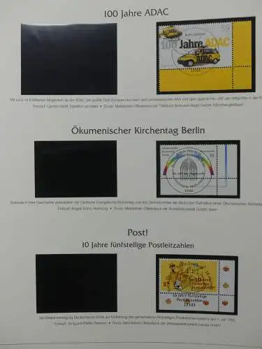 BRD Bund 2001-2009 gestempelt besammelt im Post Vordruck #LZ642