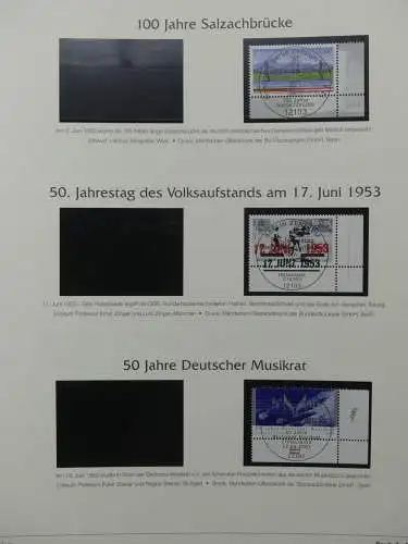 BRD Bund 2001-2009 gestempelt besammelt im Post Vordruck #LZ642