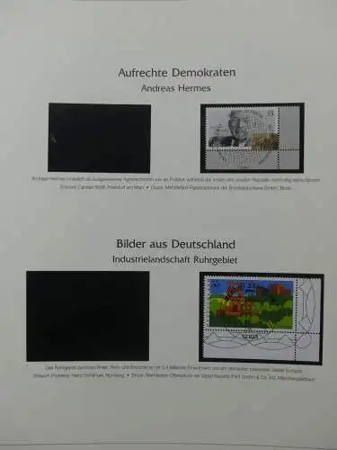 BRD Bund 2001-2009 gestempelt besammelt im Post Vordruck #LZ642