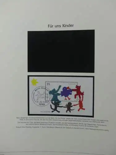 BRD Bund 2001-2009 gestempelt besammelt im Post Vordruck #LZ642