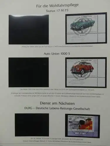 BRD Bund 2001-2009 gestempelt besammelt im Post Vordruck #LZ642