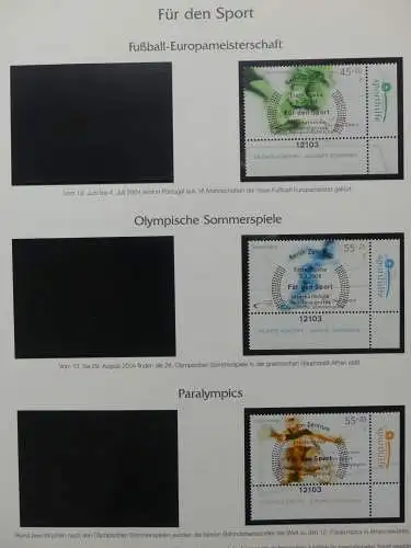 BRD Bund 2001-2009 gestempelt besammelt im Post Vordruck #LZ642