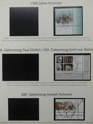 BRD Bund 2001-2009 gestempelt besammelt im Post Vordruck #LZ642