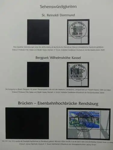 BRD Bund 2001-2009 gestempelt besammelt im Post Vordruck #LZ642
