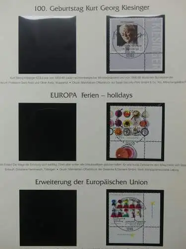 BRD Bund 2001-2009 gestempelt besammelt im Post Vordruck #LZ642