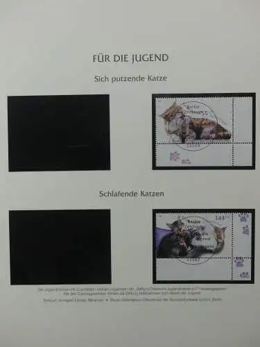 BRD Bund 2001-2009 gestempelt besammelt im Post Vordruck #LZ642