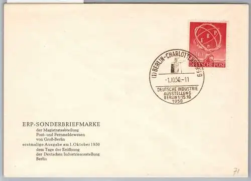 Berlin 71 als Ersttagsbrief #OI064