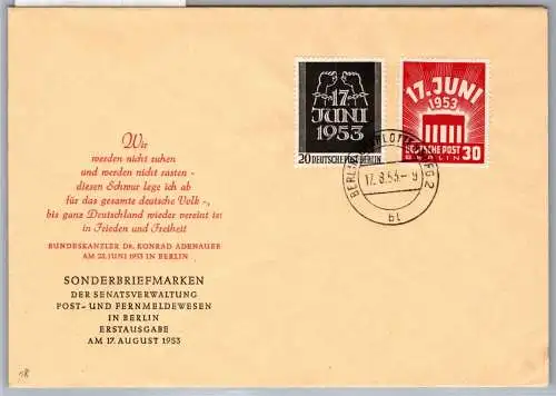 Berlin 110-111 als Ersttagsbrief #OI078
