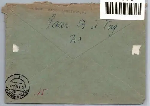 Berlin 100, 104, 105 auf Brief #OI093