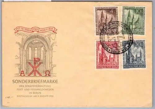 Berlin 106-109 als Ersttagsbrief #OI077