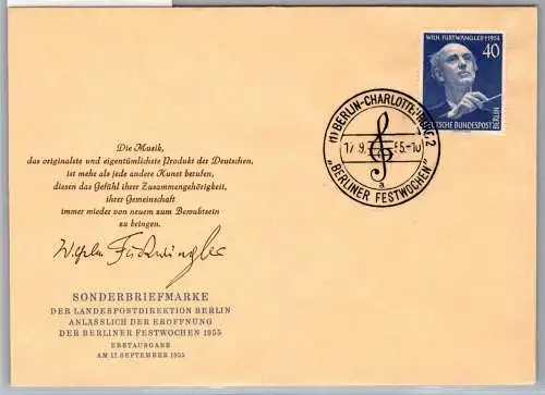 Berlin 128 als Ersttagsbrief #OI087