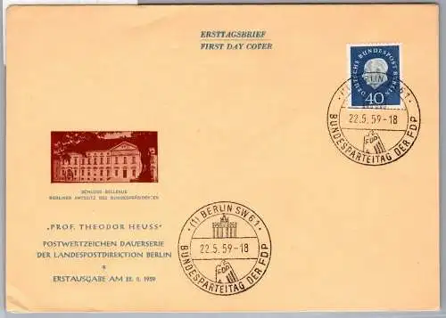 Berlin 185 als Ersttagsbrief #OI089
