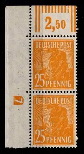 Alliierte Besetzung 952 DZ postfrisch DZ 7 negativ #OH214
