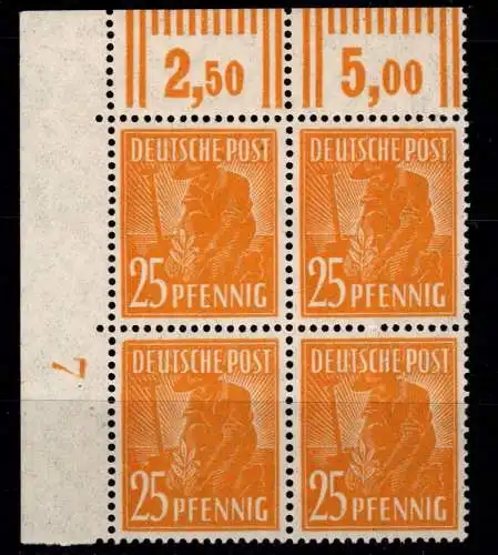 Alliierte Besetzung 952 DZ postfrisch DZ 7 positiv #OH218