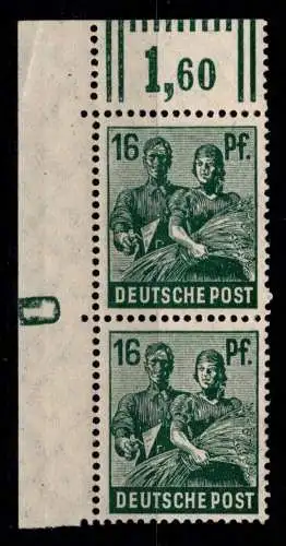 Alliierte Besetzung 949 DZ postfrisch DZ 7 negativ #OH244